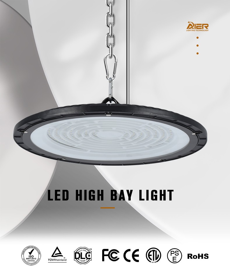 new 200w 150w 100w Smd2835 Aluminum Body ufo led high bay light dob warehouse Workshop Factory Garage lighting lamp