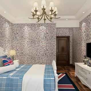 Hd wallpaper living room TV background wallpaper waterproof stone stickers