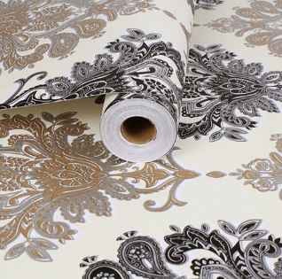 Plastic textured self adhesive vinyl wall covering